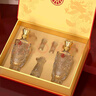 五糧液股份出品 官方授權 濃香型優(yōu)級白酒 喜福盛世 52度 500mL 2瓶 禮盒酒（內含酒具） 曬單實(shí)拍圖