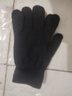 秋冬季男女士騎車(chē)開(kāi)車(chē)加絨加厚全指針織毛線(xiàn)純色保暖魔術(shù)手套分指 顏色隨機1雙 曬單實(shí)拍圖