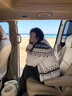 Rindu毛衣女可外穿開(kāi)衫圣誕穿搭白色短款連帽毛衣外套女秋冬大朗內搭開(kāi) 米杏色【2024新款/冬天韓系/秋冬/冬季流行風(fēng)格 S 曬單實(shí)拍圖