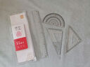 得力（deli）15cm直尺 高透耐磨 考研高考中考刻度清晰尺子 開(kāi)學(xué)文具 曬單實(shí)拍圖