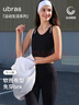 ubras2025新品小慕斯運動(dòng)短背心文胸一體式外穿女跑步健身瑜伽 黑色 M 75A/75B/75C 曬單實(shí)拍圖