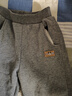 迪士尼（Disney）男童秋冬款運動(dòng)褲兒童加絨加厚長(cháng)褲米奇一體絨ZF39380 深灰140 曬單實(shí)拍圖