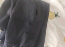 頂峰保羅（Dingfengbaoluo）休閑褲男秋冬款寬松直筒長(cháng)褲子潮流運動(dòng)闊腿西裝褲819黑色XL 曬單實(shí)拍圖
