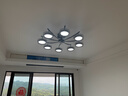施美特客廳吸頂主燈現代簡(jiǎn)約2024新款創(chuàng  )意煙灰玻璃護眼全屋套餐組合燈具 三室兩廳套餐4-小愛(ài)同學(xué) 曬單實(shí)拍圖