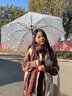 愛上雨透明三麗鷗凱蒂貓長柄傘可愛卡通磨砂兒童學(xué)生上學(xué)雨傘便捷高顏值 （梔遇滿版）Kitty磨砂款長柄【加厚加固】 曬單實(shí)拍圖