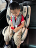 貝倍適（BAYBETSS）兒童安全座椅汽車用0-4-12歲寶寶360度旋轉(zhuǎn)嬰兒車載坐椅ISOFIX 米灰色【遮陽棚+上拉帶+側(cè)保護】 曬單實拍圖