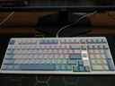邁從（MCHOSE） G98 V2客制化機械鍵盤(pán)gasket結構三模2.4G/有線(xiàn)/藍牙hifi全鍵熱插拔電競游戲辦公電腦平板 G98 V2 星海藍-烈焰橙軸 曬單實(shí)拍圖