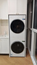 美的（Midea）洗烘套裝10KG滾筒洗衣機+變頻熱泵烘干機【清風(fēng)明月2.0洗烘塔】1.15洗凈比海鹽白以舊換新 海鹽白|MGH20AIR-W 曬單實(shí)拍圖