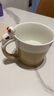 肆月貓咪陶瓷杯兒童馬克杯家用牛奶早餐杯家居館 仰望-花貓 曬單實(shí)拍圖
