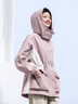 森馬（Semir）[陳都靈同款]四防外套女中長款寬松撞色防護(hù)夾克秋裝通勤戶外上衣 【明星同款】紫白色調(diào)00471 M 曬單實(shí)拍圖