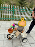 Babyjoey英國兒童三輪車(chē)腳踏車(chē)1-5歲簡(jiǎn)易自行車(chē)多功能手推車(chē)小蜜蜂 復古咖 曬單實(shí)拍圖