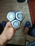 飛利浦（PHILIPS）【教師節禮物】剃須刀電動(dòng)2025年新品 3系旋風(fēng)PRO男士刮胡須刀 實(shí)用生日禮物送男友老公送父親 【柔和親膚丨敏感肌適用】紫色 曬單實(shí)拍圖