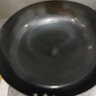章丘炒鍋鐵鍋 炒菜鍋無(wú)涂層家用不易粘鍋圓底輕便炒勺鍛打已開(kāi)鍋 30尺寸十萬(wàn)錘黑鍋（送好禮+升級木把) 30cm 曬單實(shí)拍圖