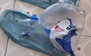牧萌兒童雨鞋套男女童防水腳套防滑耐磨幼兒園寶寶雨靴 藍色鯊魚(yú) 3XL 曬單實(shí)拍圖