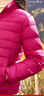 雅鹿輕薄羽絨服女秋冬季時(shí)尚短款戶(hù)外運動(dòng)連帽小個(gè)子紅色外套女 曬單實(shí)拍圖