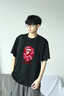 BAPE POLK官方波爾克聯(lián)名系列潮牌經(jīng)典正品猿人頭半袖上衣男女同款短袖T恤 黃色 S 建議80-100 曬單實(shí)拍圖