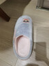 大嘴猴（paul frank）棉拖鞋女士秋冬季室內家居拖鞋毛絨保暖厚底棉鞋女款淺灰260PF607 曬單實(shí)拍圖
