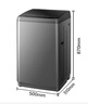 海信（Hisense）波輪洗衣機(jī)全自動 9公斤洗衣機(jī) 健康家用租房宿舍金屬機(jī)身一級能效除螨HB90DC30以舊換新國家補(bǔ)貼 曬單實拍圖