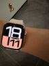 Apple/蘋果 Watch Series 10 智能手表GPS款42毫米玫瑰金色鋁金屬表殼淡桃粉色運(yùn)動(dòng)型表帶S/M MX1R3CH/B 曬單實(shí)拍圖