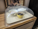 透明蓋子長(cháng)方形食品蓋擺攤塑料蓋面包蛋糕熟食展示罩保鮮蓋防塵罩 長(cháng)48*寬35*高16.5cm 曬單實(shí)拍圖