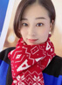viney圍巾女冬季2025新款紅色針織毛線(xiàn)加厚保暖圍脖新年生日禮物送女友 松樹(shù)-紅色-高端禮盒裝 曬單實(shí)拍圖