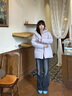 波司登25年羽絨服女士冬季90絨加厚連帽寬松短款休閑百搭保暖外套 曬單實(shí)拍圖