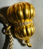 萃華足金999南瓜葫蘆吊墜黃金首飾送禮紀念日送女友老婆生日禮物 南瓜葫蘆吊墜約11.2g 曬單實(shí)拍圖
