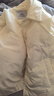 太平鳥(niǎo)【輕薄系列】襯衫式羽絨服女25新款女士保暖內搭短款外套* 米色 M 160 曬單實(shí)拍圖