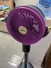 美的（Midea）電風(fēng)扇空氣循環(huán)扇暴風(fēng)驅蚊落地扇家用大風(fēng)力輕音凈化扇 紫色【驅蚊款】雙重抗菌+智能語(yǔ)音+10米送風(fēng) 曬單實(shí)拍圖