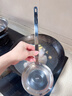 vanno德國去浮沫勺316L不銹鋼撇油沫打沫漏勺隔渣撈沫神器隔油濾油網(wǎng)勺 諾克316鋼打抹勺【大號直徑11.3cm】 曬單實(shí)拍圖