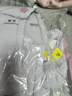 三彩2025冬季新款毛絨立領(lǐng)羽絨服肌理感白鴨絨外套牛角扣寬松M 紫色 S 155/80A 曬單實(shí)拍圖