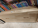 木馬人實(shí)木書(shū)架落地防塵書(shū)柜帶門(mén)簡(jiǎn)易置物架客廳儲物柜子收納柜臥室書(shū)櫥 【14mm加厚實(shí)木】抽屜-五層80長(cháng) 曬單實(shí)拍圖