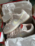耐克女子輕便平底運動(dòng)鞋冬季膠底低幫板鞋NIKE DUNK LOW FB7910 601柔粉/椰奶色/淺銀灰 36.5 曬單實(shí)拍圖