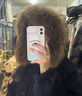 AMBER HEEY短款羽絨服女2025年冬季新款小個(gè)子白鴨絨工裝派克服加厚毛領(lǐng)外套 藏青色 M 建議110-135斤 曬單實(shí)拍圖