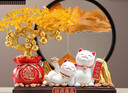 華之烽發(fā)財樹(shù)招財貓擺件搬家喬遷禮品開(kāi)業(yè)禮物辦公室客廳玄關(guān)流沙裝飾 八方來(lái)財禮盒裝-【背靠金山】京倉速發(fā) 曬單實(shí)拍圖