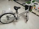 飛鴿自行車(chē)成人男女式全軸承24寸26寸雙碟剎輕便男女士大學(xué)生代步單車(chē) 碟剎 銀色【單速】充氣胎+全軸承 24英寸 建議身高150-170 曬單實(shí)拍圖