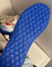 迪卡儂青少年硬地碎釘足球鞋人造草皮訓練鞋白藍32碼4503626 曬單實(shí)拍圖