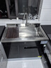岡田（日本）集成洗碗機水槽一體機家用納米鍍鈦不銹鋼水槽消毒柜超聲波洗碗機水槽一體三合一果蔬清洗 【高配版】900單槽-14套洗碗機 曬單實(shí)拍圖