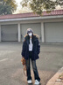 DAVEY MODE棉服女工裝派克羽絨2025冬季新款女士加厚美式小個子棉衣外套 藏藍色 M 95-115斤 曬單實拍圖