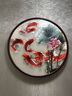 瑪朵維汀荷花九魚(yú)純手工蘇州刺繡祝壽送禮蘇繡成品掛畫(huà)客廳入戶(hù)玄關(guān)裝飾畫(huà) 畫(huà)芯直徑80cm 帶框86*86cm 曬單實(shí)拍圖