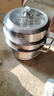 美廚（maxcook）蒸鍋 304不銹鋼34CM三層蒸鍋 加厚復底湯鍋燃氣電磁爐通用 MCZ559 曬單實(shí)拍圖