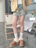 UGG秋季新款女士舒適時(shí)尚厚底毛領(lǐng)圓頭一腳蹬休閑樂(lè)福鞋 1171393 CHE | 栗色 37 曬單實(shí)拍圖