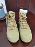 強人男靴3515戶(hù)外作戰靴絨面牛皮登山運動(dòng)訓練靴子 沙漠短靴 沙色 42 曬單實(shí)拍圖