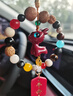 華飾汽車(chē)掛件車(chē)內吊飾平安小鹿十八籽菩提飾品車(chē)載掛件后視鏡掛飾吊墜 曬單實(shí)拍圖