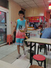 梵括籃球服套裝男定制比賽隊服夏季球衣背心學(xué)生青少年運動(dòng)訓練服印字 B215藍桔-模特款（23號不退換） 【默認空板，定制請聯(lián)系客服】 曬單實(shí)拍圖