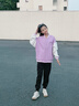 小馬寶莉女童外套秋季2025新款中大童女孩棒球服春秋款兒童運動(dòng)休閑童裝 紫 甜美珍奇X 110 曬單實(shí)拍圖