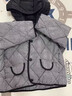 富羅迷（follow me）兒童羽絨服男小童裝短款韓版洋氣冬裝兒童羽絨服男童1-3-6-8歲 黑白格 90 默認尺碼2 曬單實(shí)拍圖