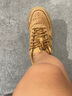 耐克NIKE板鞋女空軍一號AF1 AIR FORCE 1運動(dòng)鞋FZ7372-200小麥37.5 曬單實(shí)拍圖