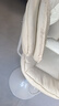 宅仕達  吧臺椅子升降椅凳子家用靠背椅高凳子皮革前臺轉椅化妝椅JBY-09 【加厚耐磨皮革】簡(jiǎn)約白 曬單實(shí)拍圖