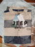 JEEP SPIRIT吉普短袖T恤男上衣夏季透氣商務(wù)中青年polo舒適不起球 卡其 L （115斤-130斤） 曬單實(shí)拍圖